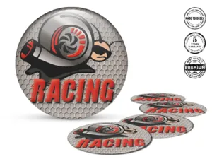 Sticker Silicone Design Dynamic Racing Momentum Boost